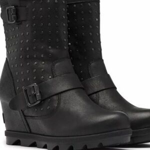 Sorel Black Heeled Boots